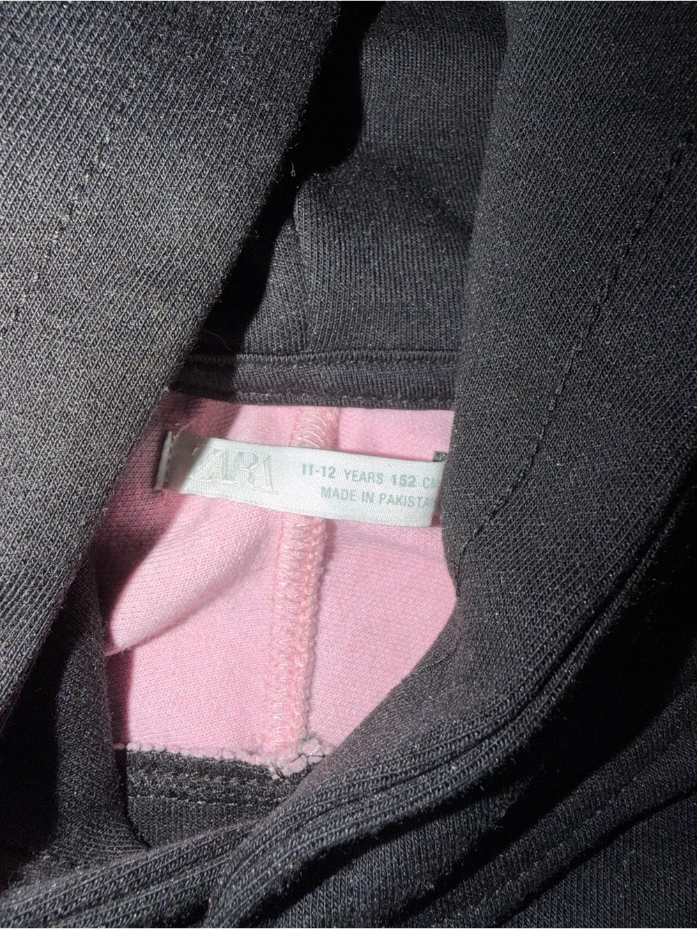 Inter Miami Black & Pink 'MIAMI' Hooded Sweatshirt Size 11-12 years